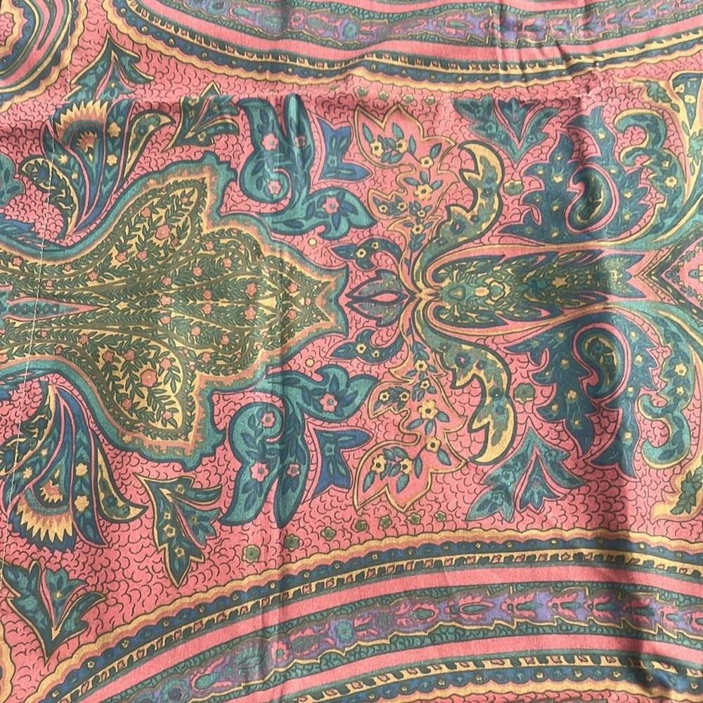 Ralph Lauren, 100% cotton pillowcases Paisley Pattern Fabric Rare  old money